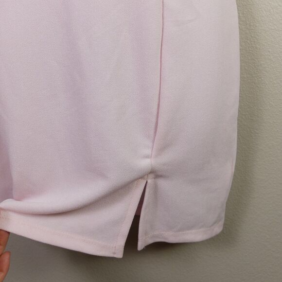 Streetwear Society Pink Tie-Front Mini Dress Size Small - Picture 3 of 7